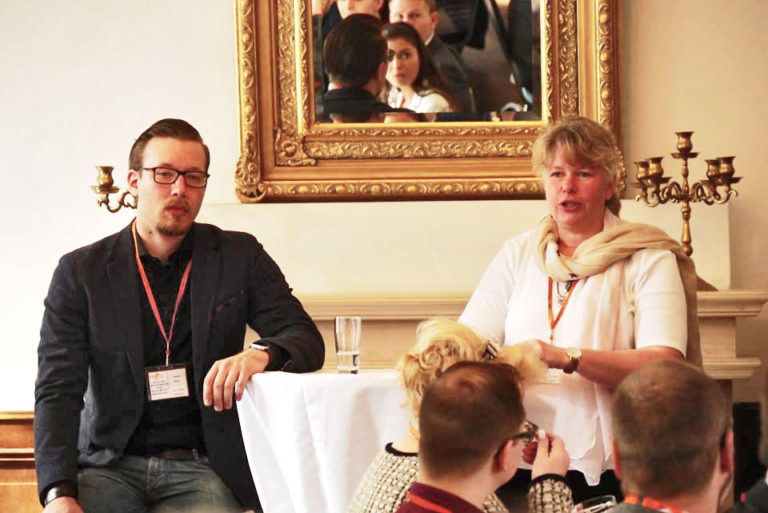 Die Gastgeber: Sonja Klimke, Spots BSS und Daniel Böcker, bms GmbH
